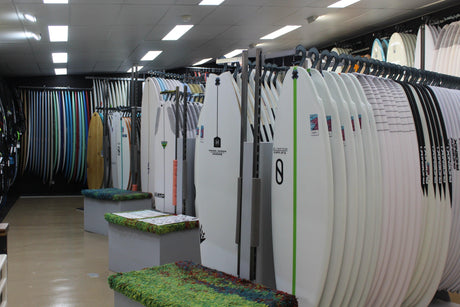 Boardsports Beachin Surf Collection including softboards, surfboards, bodyboards and skateboards and surfskates in-store and online
