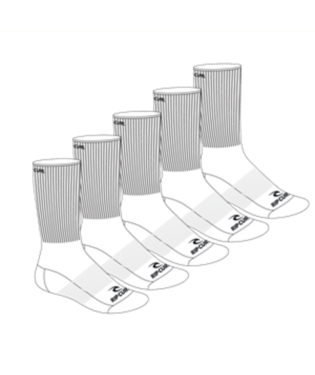 Men'S Brand Crew Sock - 5 Pack