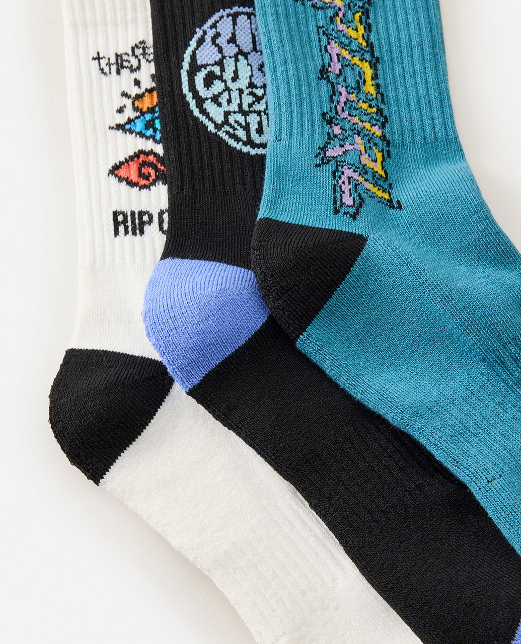 Kids Logo Crew Sock 3-Pack