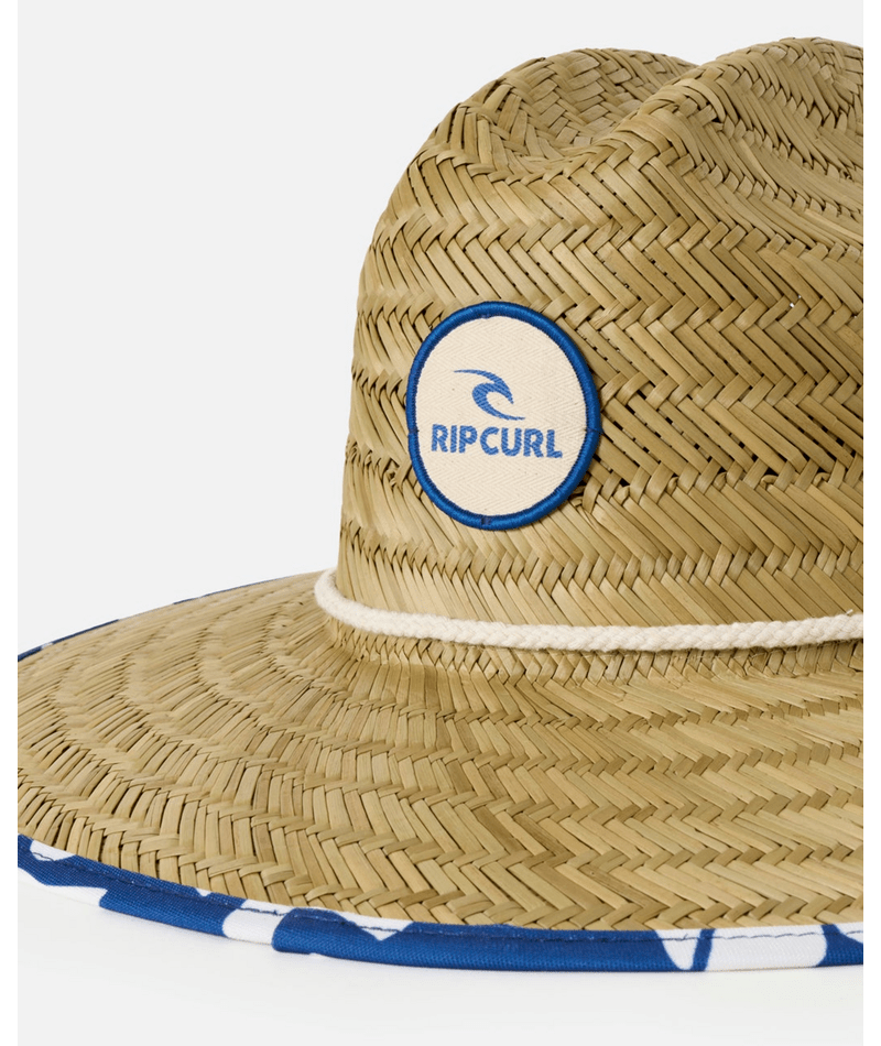 Womens Mixed Straw Sun Hat