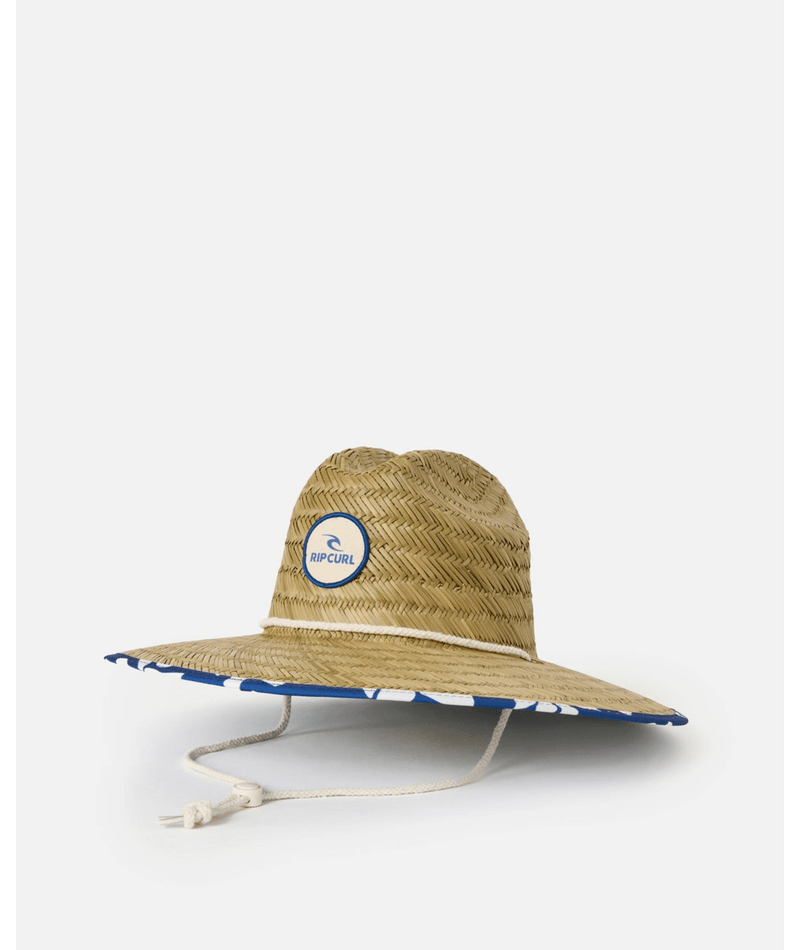 Womens Mixed Straw Sun Hat