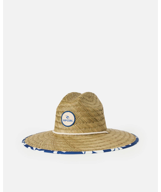 Womens Mixed Straw Sun Hat