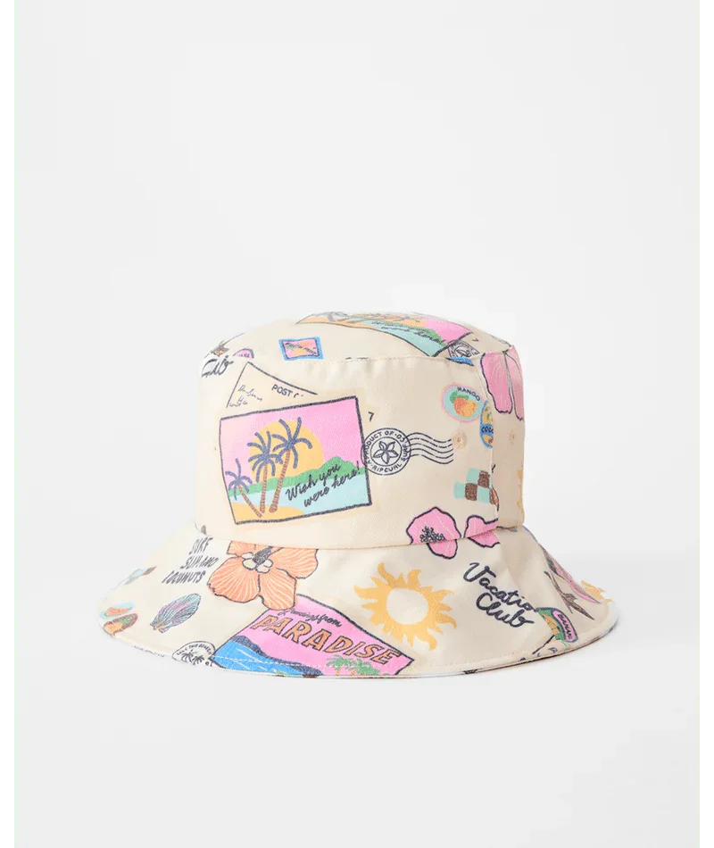 Mixed Upf Bucket Hat