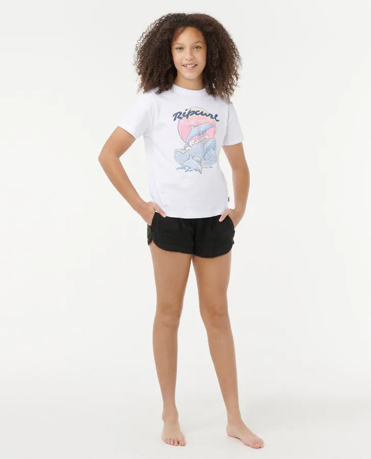 Dolphin Relaxed Tee - Girls