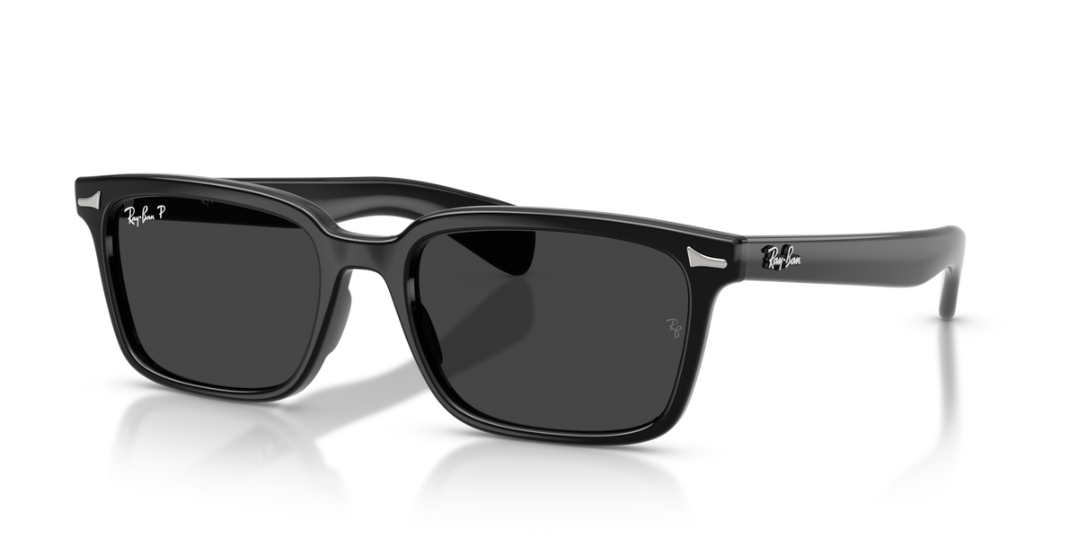 Ray-Ban Brunel Low Bridge Fit - Black W/ Polar Black