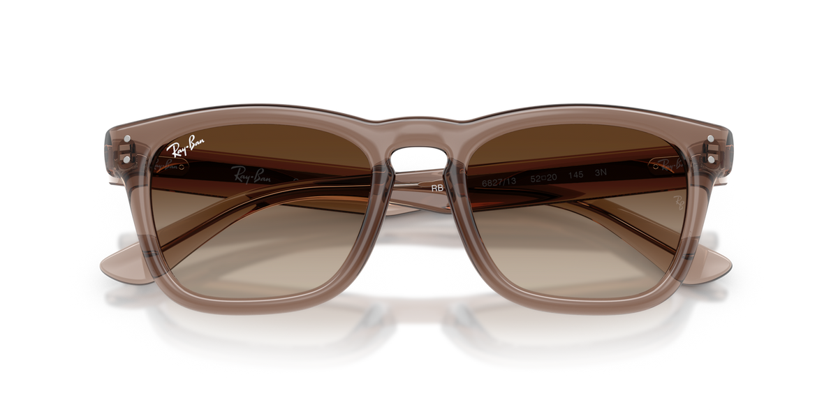 Transparent Light Brown W/ Light Brown Gradient Dark Brown