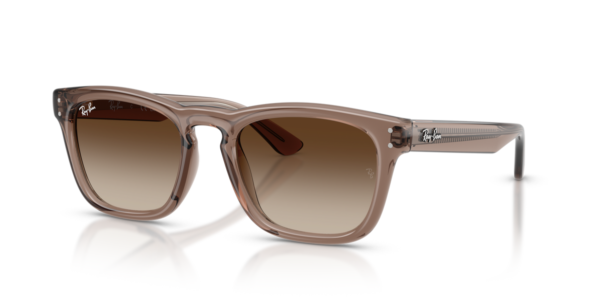 Transparent Light Brown W/ Light Brown Gradient Dark Brown