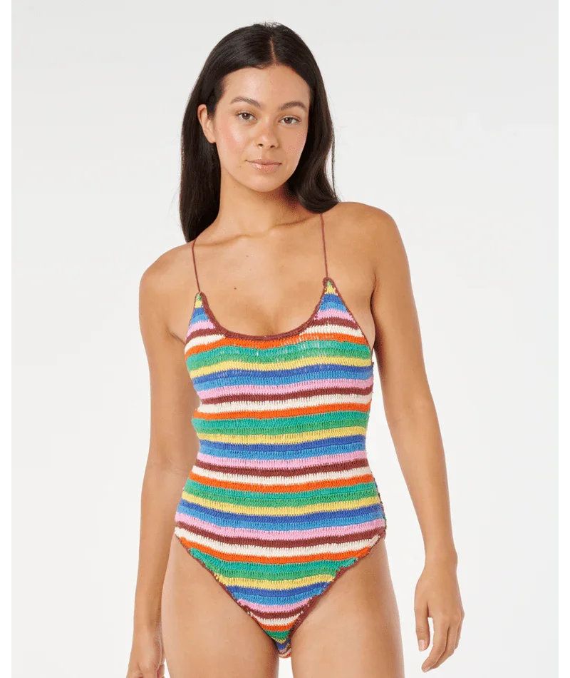 Sunset Surf Crochet One Piece