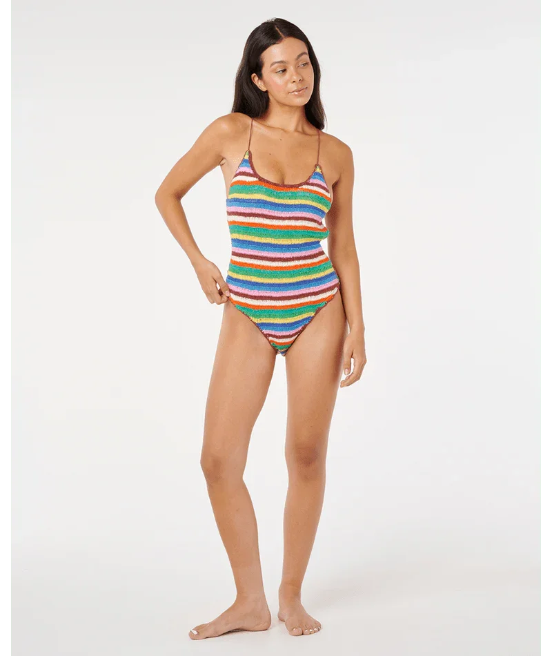 Sunset Surf Crochet One Piece