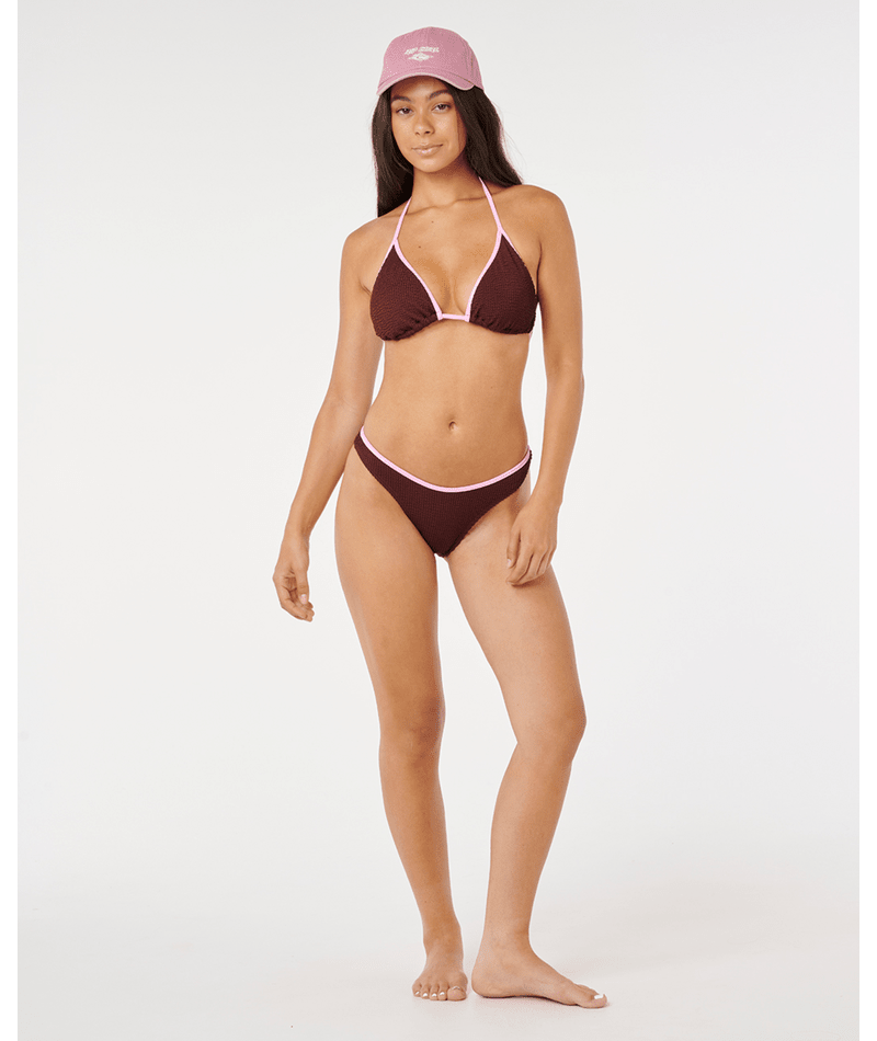 Luxe Surf High Cut Cheeky Coverage Bikini Bottom