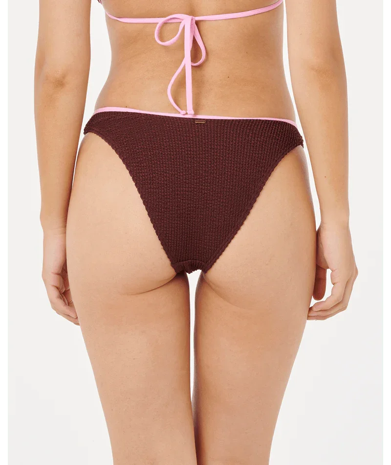 Luxe Surf High Cut Cheeky Coverage Bikini Bottom