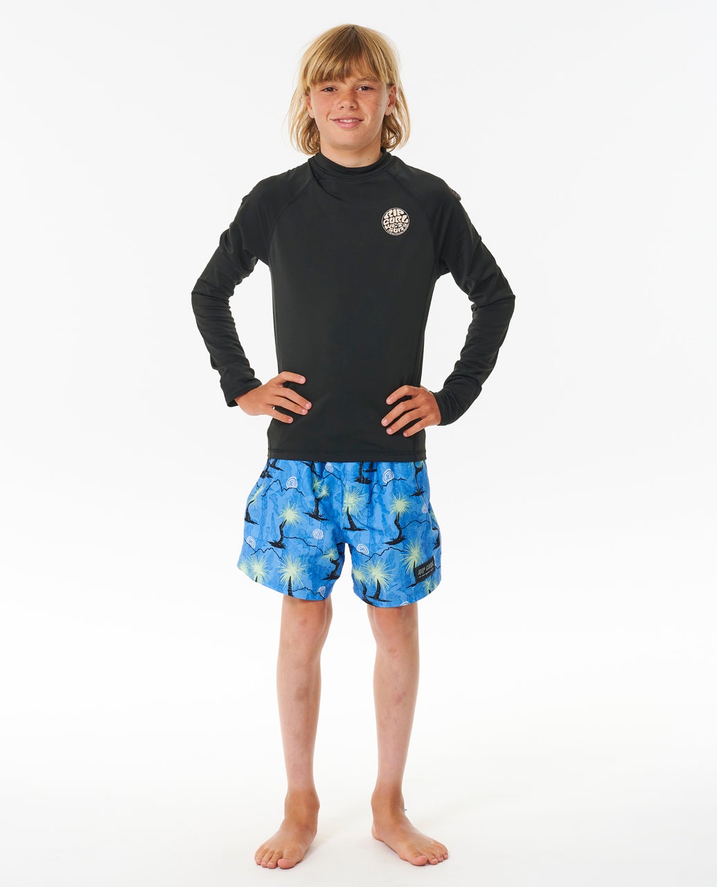 Icons Long Sleeve Uv Rashguard - Boys (8-16 Years)