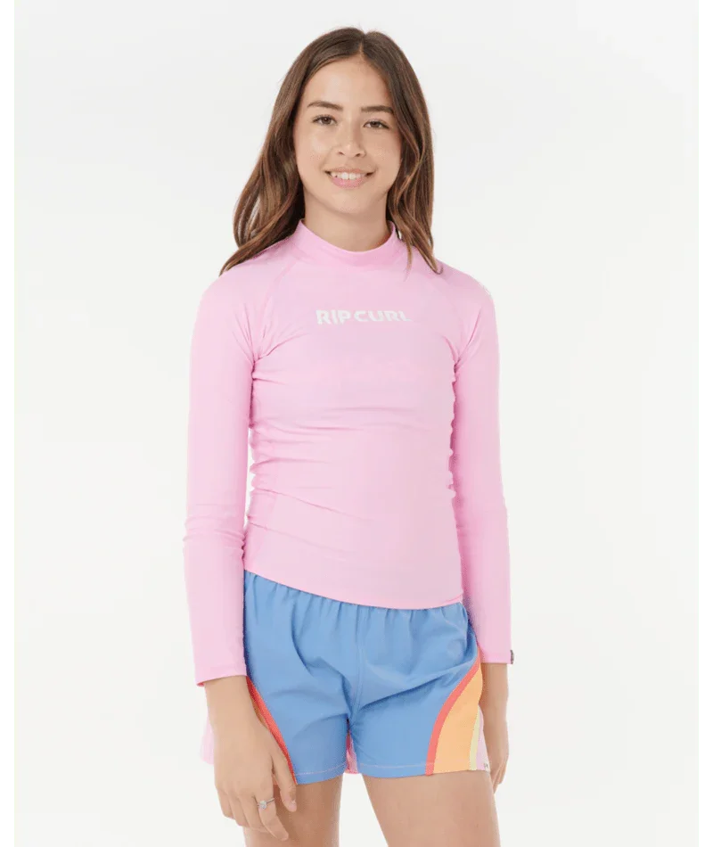 CLASSIC SURF LS RASH VEST-GIRL