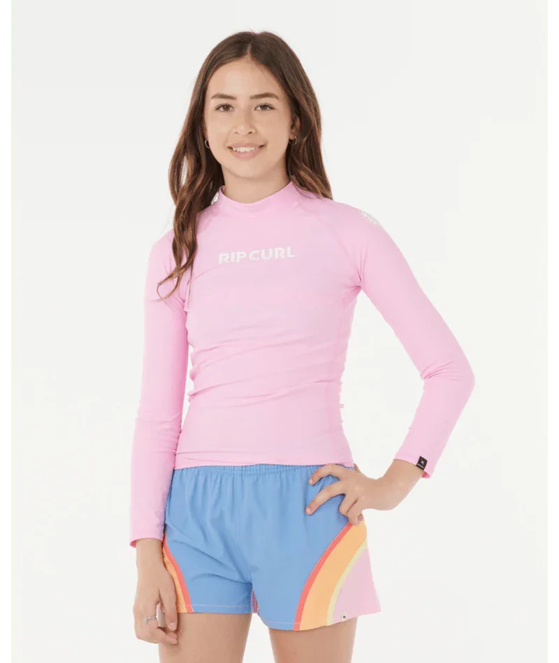 CLASSIC SURF LS RASH VEST-GIRL