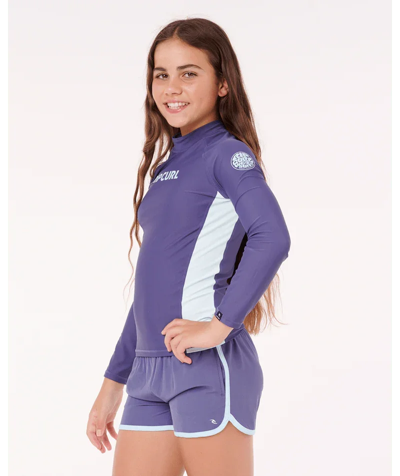 CLASSIC SURF LS RASH VEST-GIRL