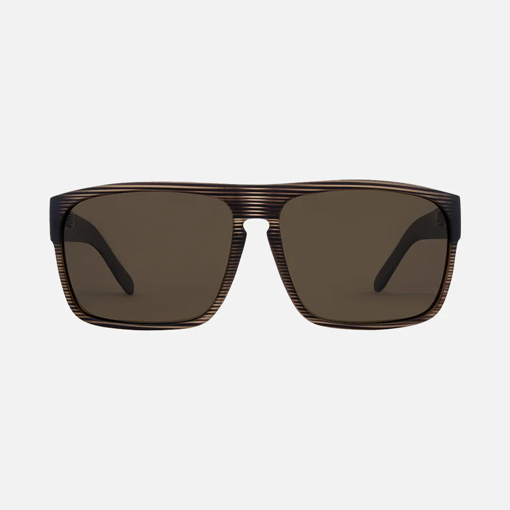 Vendetta - Matte Brown Translucent Streak Frame Brown Polarized Lens
