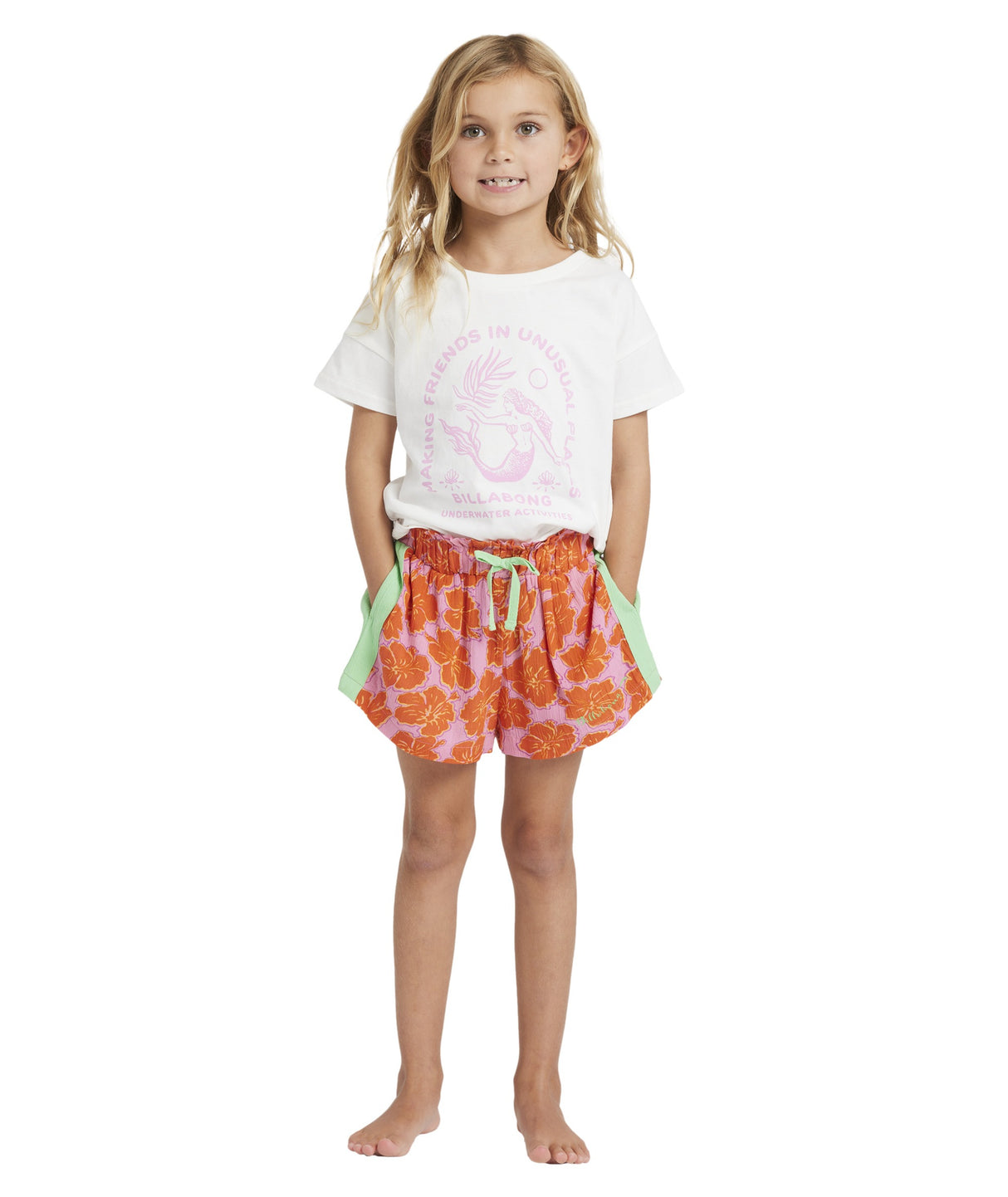 Happy Hibiscus Olly Shorts