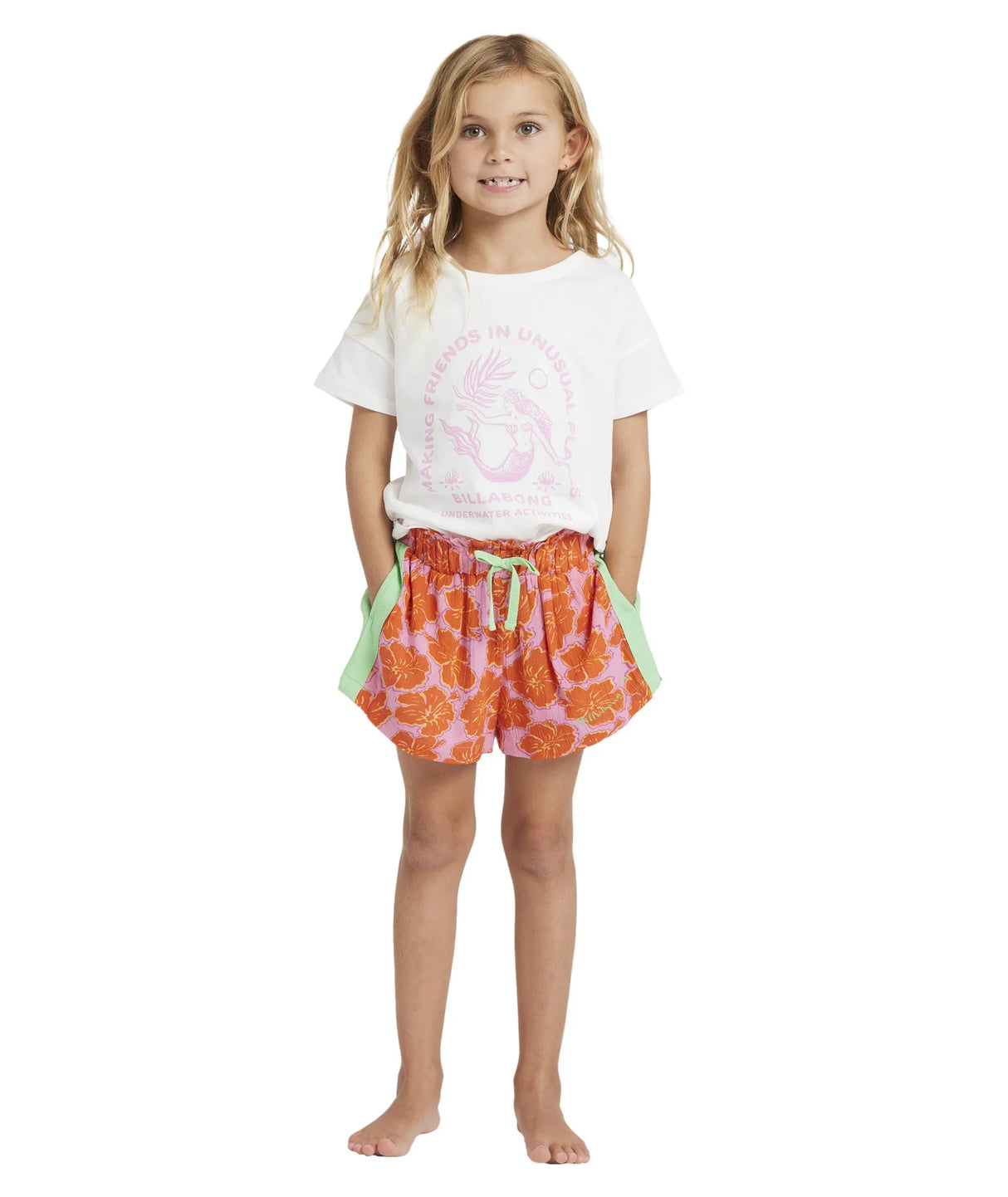 Happy Hibiscus Olly Shorts