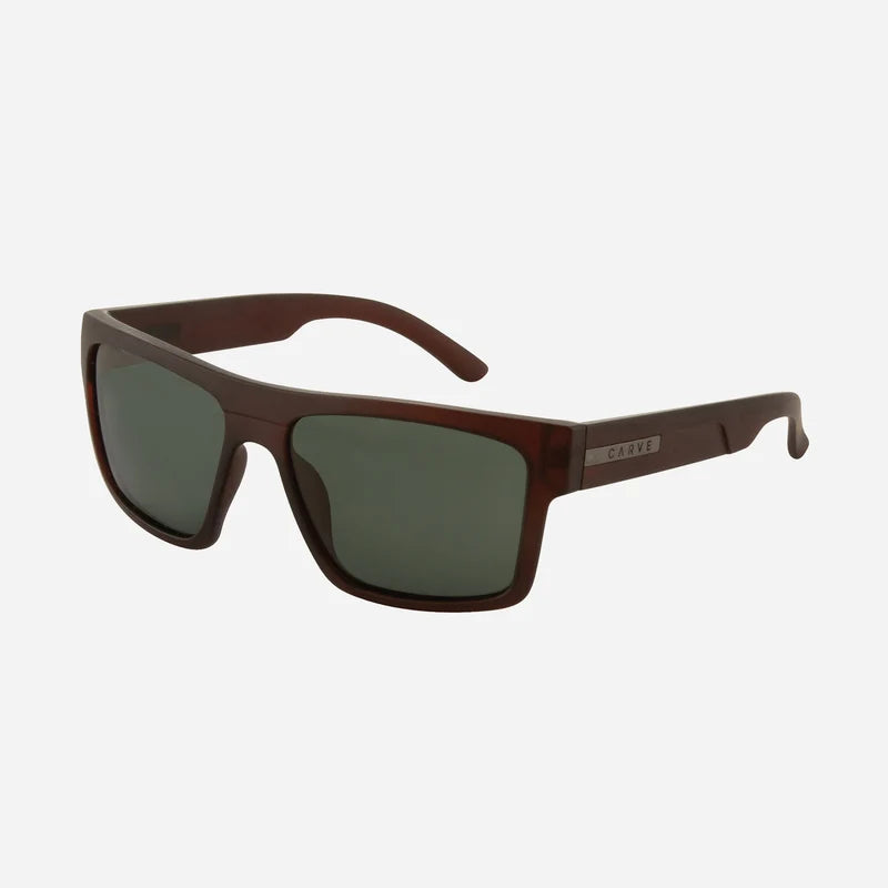 VOLLEY XL - Matt translucent Brick, Green polarized