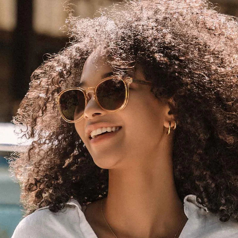 Oslo - Gloss Crystal Caramel Gradient Brown lens