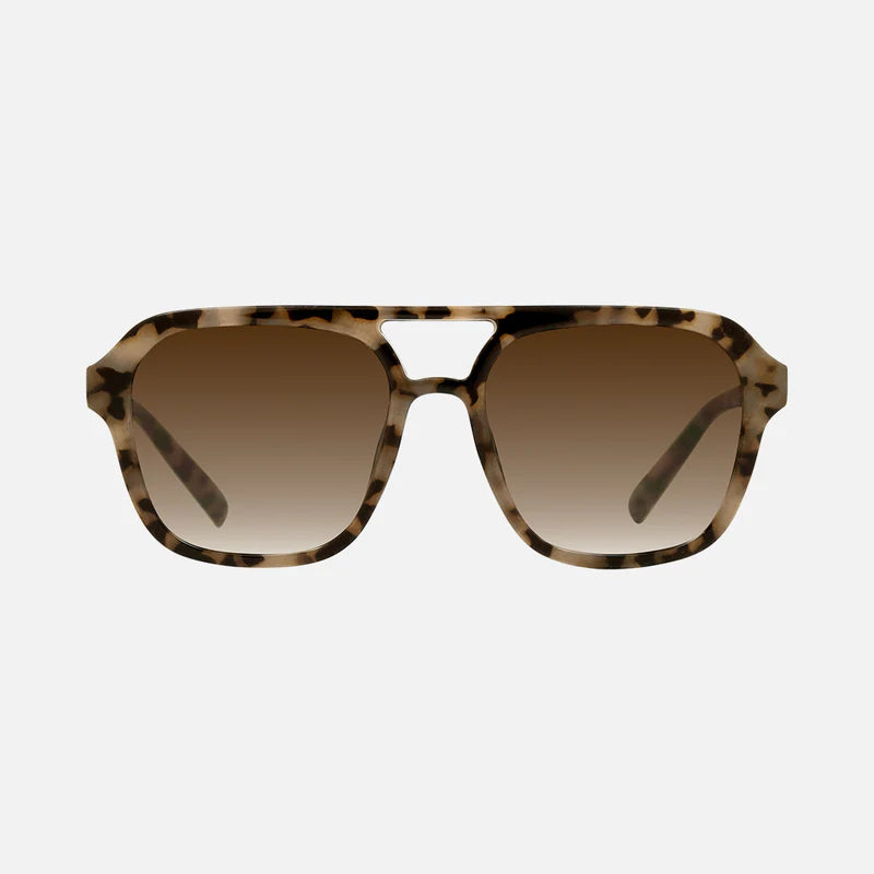 Londyn - Gloss Milky Tort Frame Brown Gradient Lens