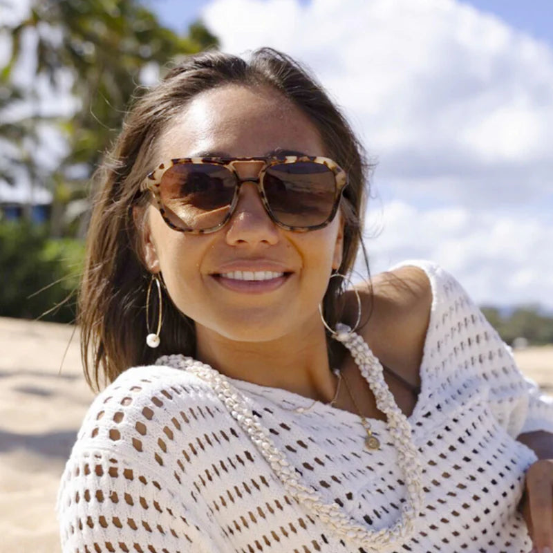 Londyn - Gloss Milky Tort Frame Brown Gradient Lens