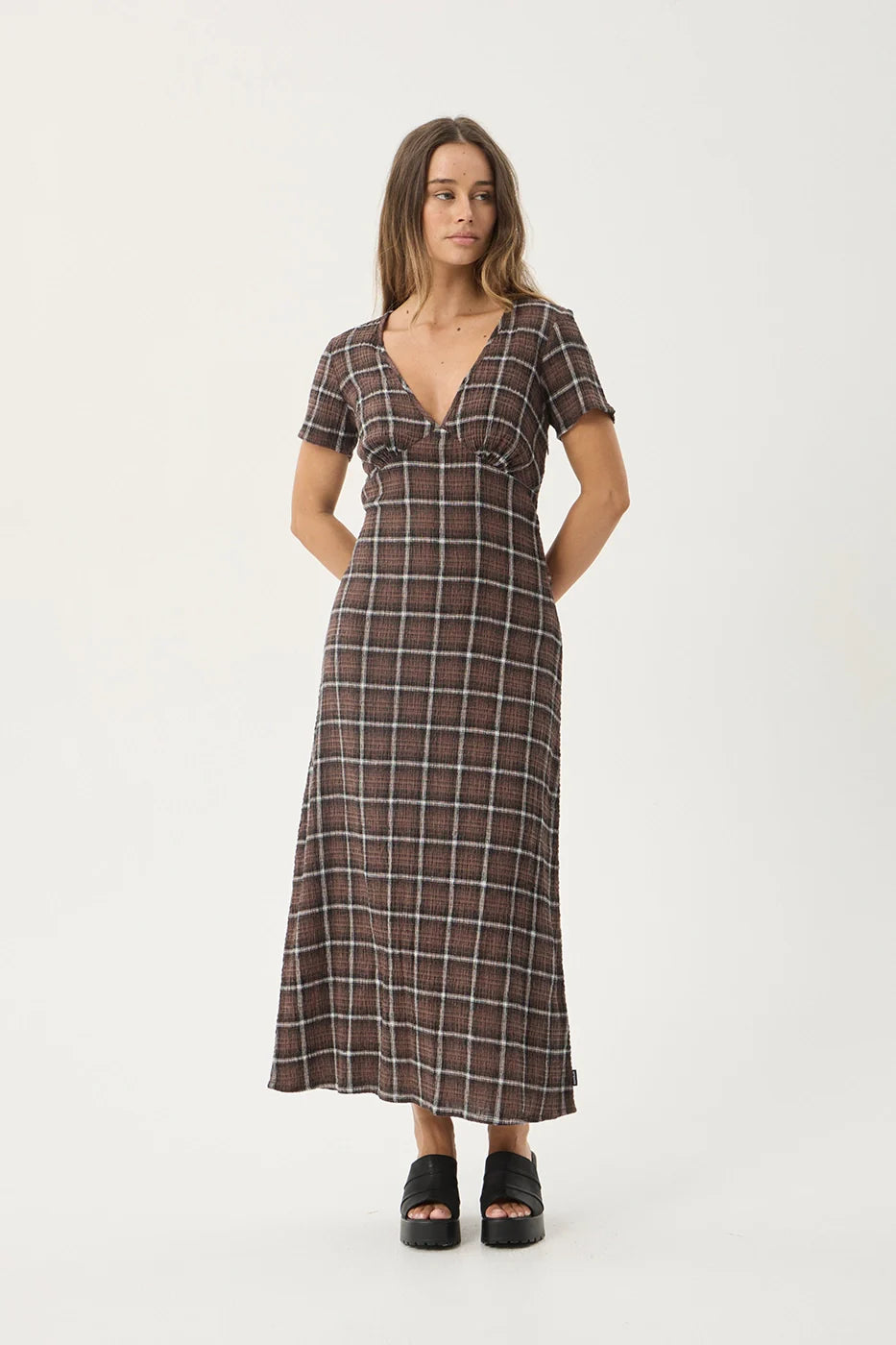 Reverie Seersucker Maxi Dress