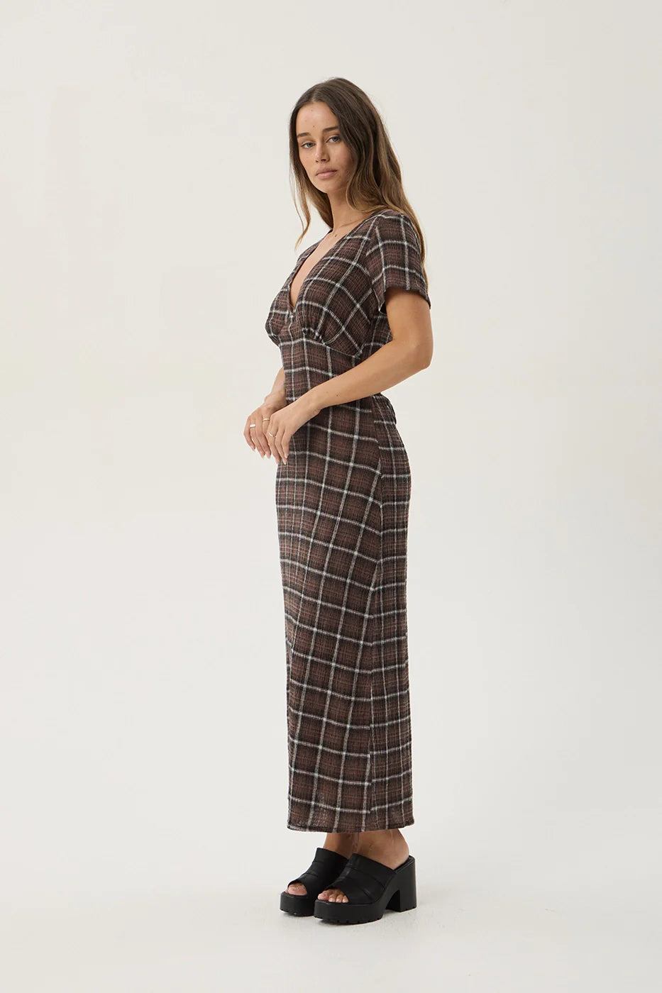 Reverie Seersucker Maxi Dress