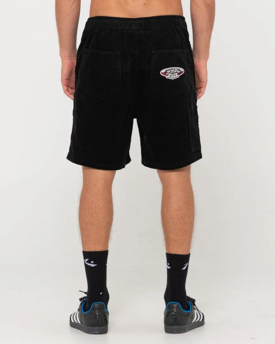 8 Wale Relaxed Fit Workwear Elastic Short - Beachin Surf