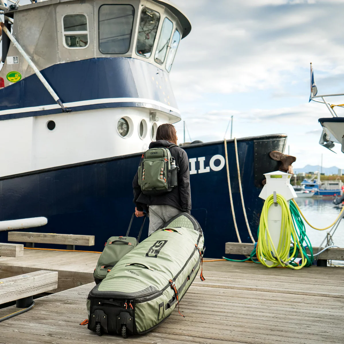 FCS Travel 3 Shortboard/Fish Wheelie Cover