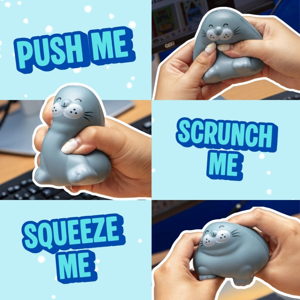Break The Ice Chonky Seal - Stress Toy