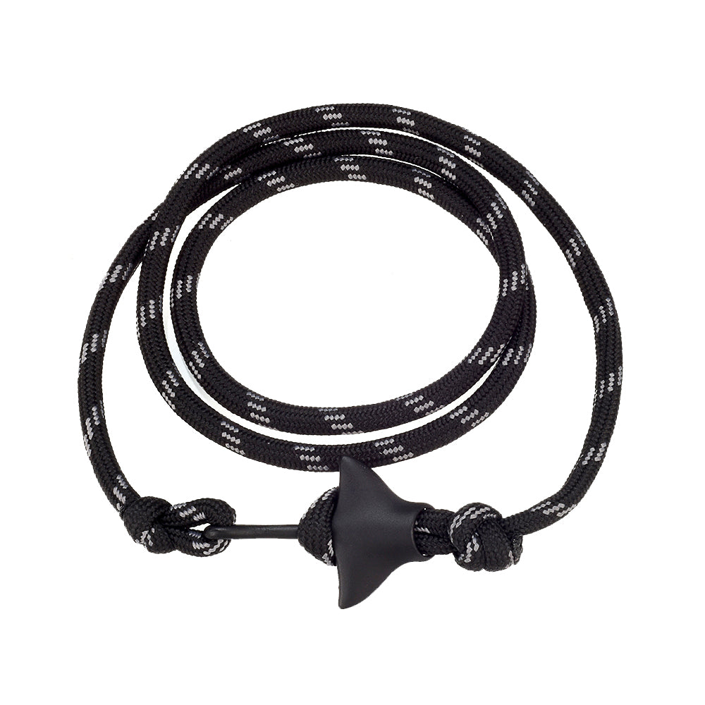 BLACK MANTA RAY ROPE BRACELET