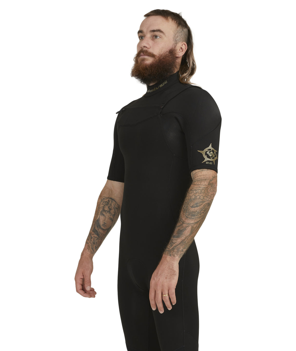 Mens 2/2mm Everyday Sessions MW Short Sleeve Chest Zip