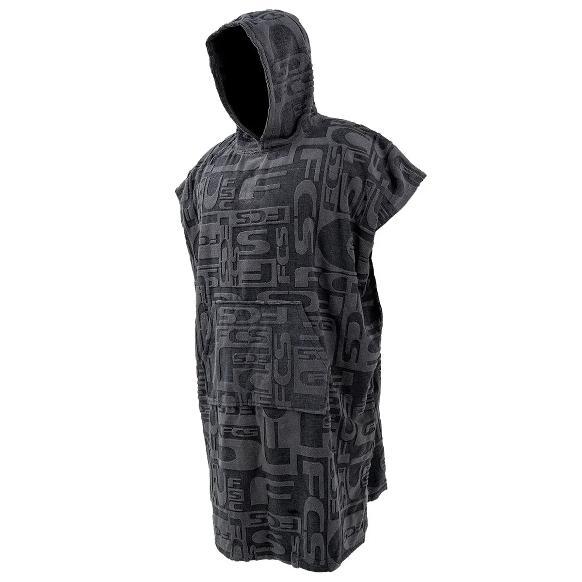 FCS-TOWEL-PONCHO-JACQUARD-CHARCOAL_1200x_cd9940fb-8f7b-4c27-9961-213fa1f8c73a - Beachin Surf