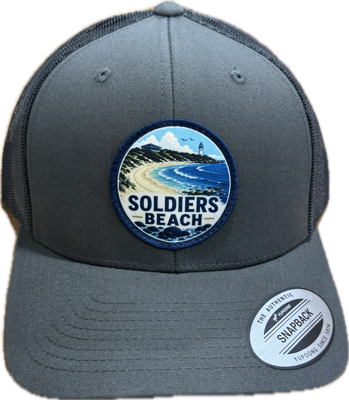Soldiers Beach Trucker Snapback Cap