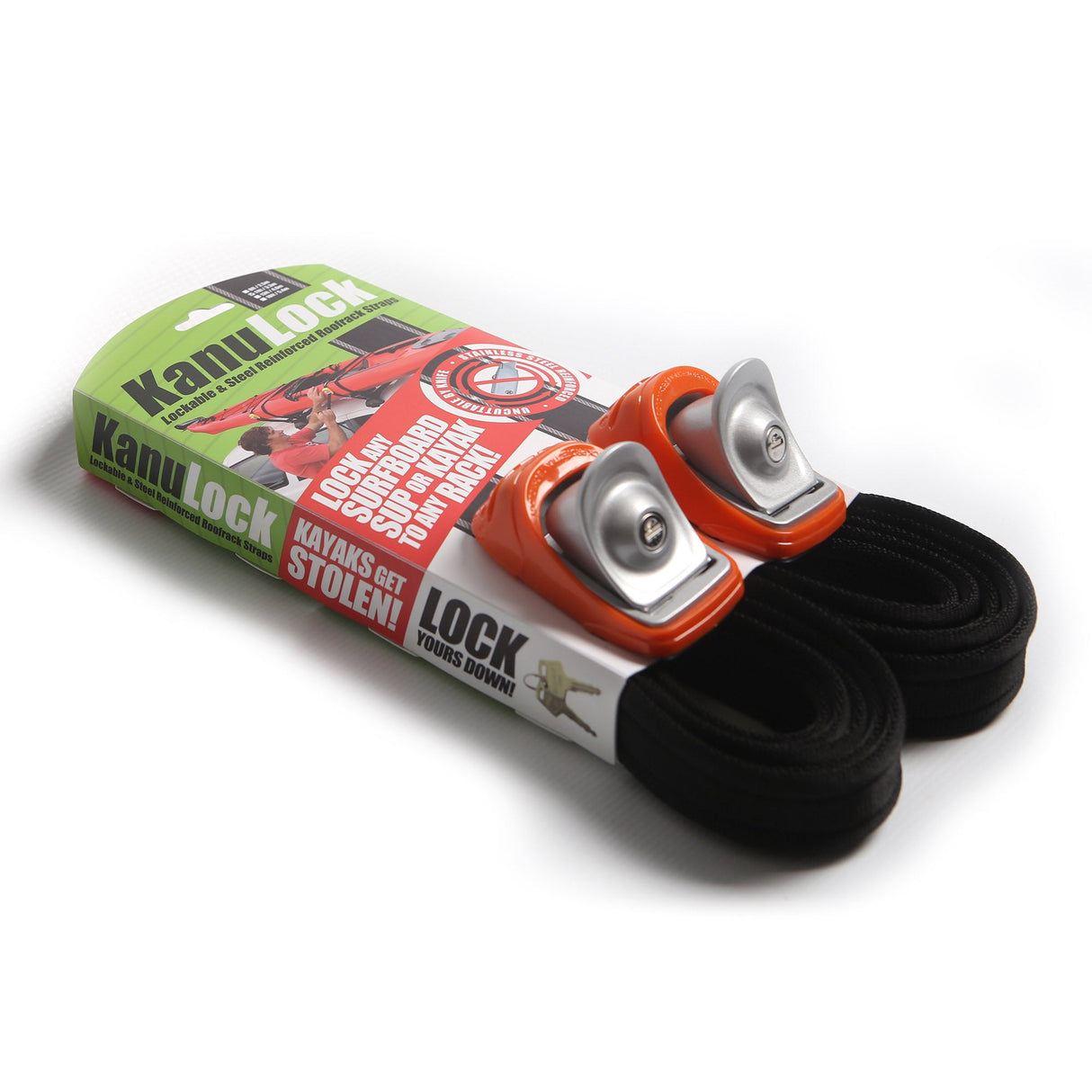 Kanulock Lockable Tiedown Set 3.3M /11 Ft