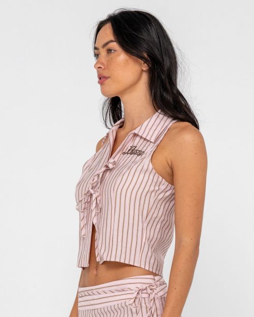 Rhysand Stripe Tie Top