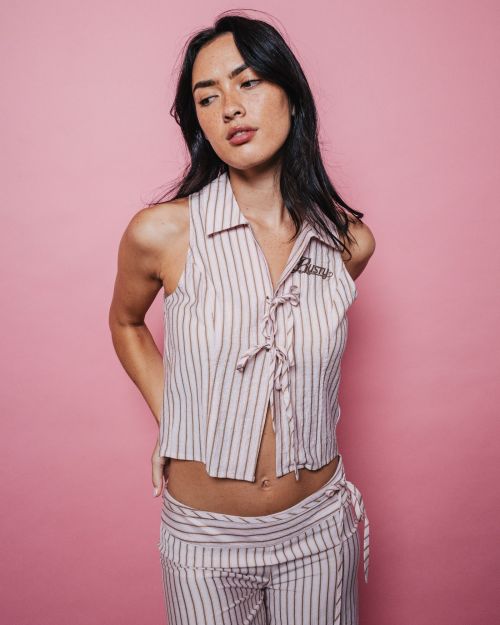 Rhysand Stripe Tie Top