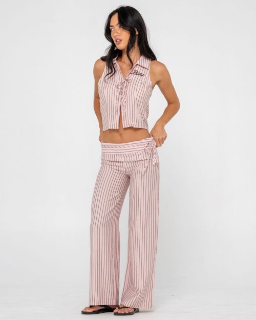 Rhysand Stripe Tie Top