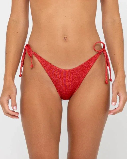 Shimmy Midi Side Ties Bikini Bottom