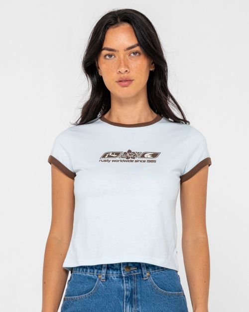 Snapper Contrast Ringer Mini Tee