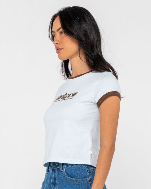 Snapper Contrast Ringer Mini Tee