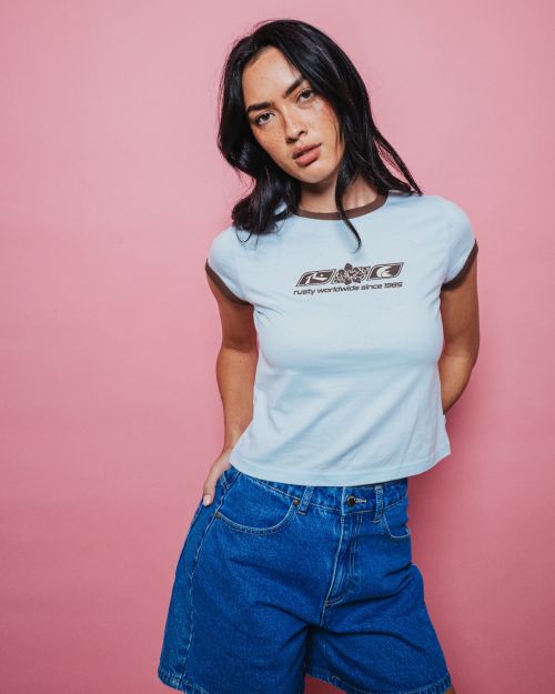 Snapper Contrast Ringer Mini Tee