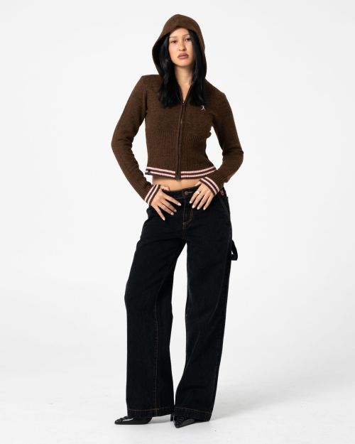 Devil Girl Knitted Zip Through