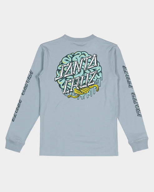 Brain Dot Hollow Strip Boys Long Sleeve T-shirt