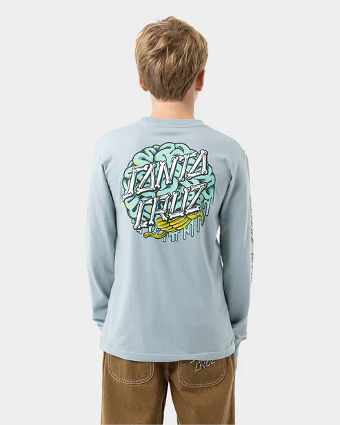 Brain Dot Hollow Strip Boys Long Sleeve T-shirt