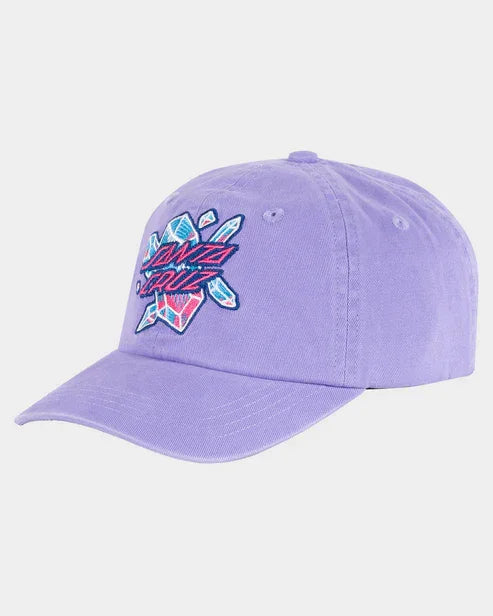 Crystal Stack Girls Dad Cap Lavender
