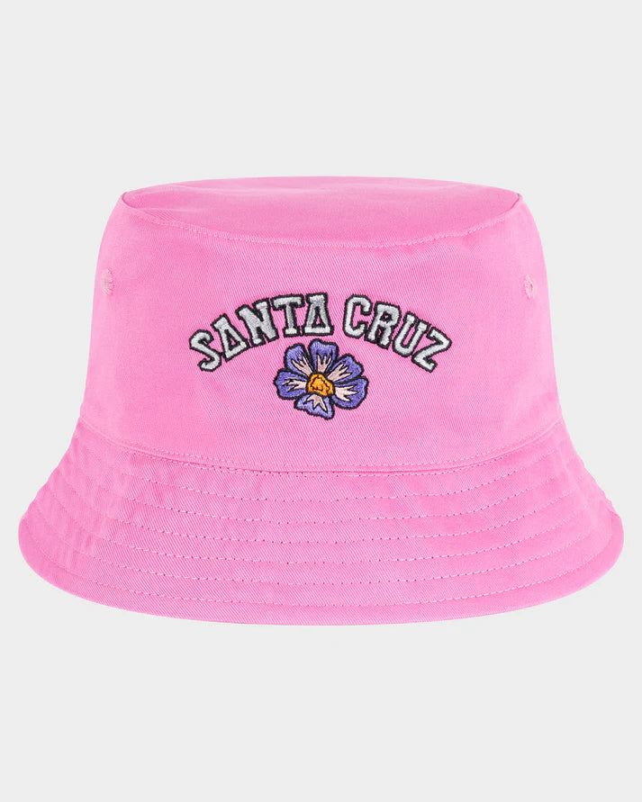 Field Arch Repeat Girls Reversible Bucket Hat Pink