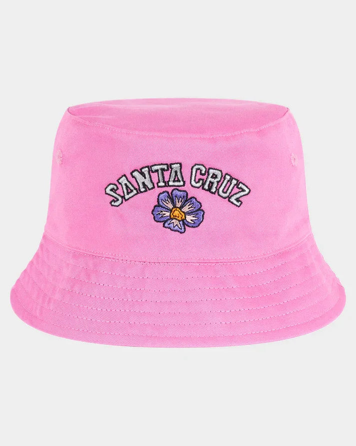 Field Arch Repeat Girls Reversible Bucket Hat Pink