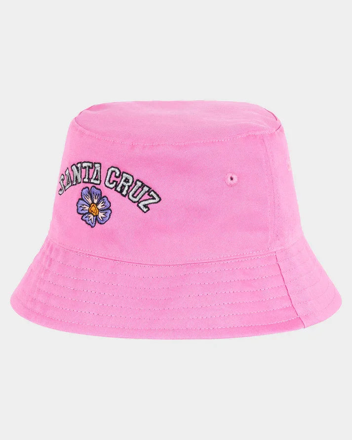 Field Arch Repeat Girls Reversible Bucket Hat Pink